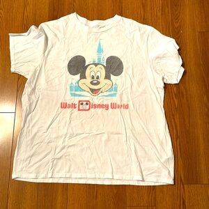 NWOT White Mickey Mouse T-shirt